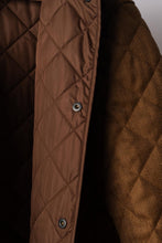 Lade das Bild in den Galerie-Viewer, MV Steppjacke Special Edition - Fischgrat braun