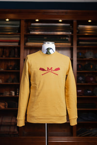 MV Roundneck Sweater - "M-Paddel" - gelb