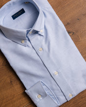 Lade das Bild in den Galerie-Viewer, Oxford Hemd "Button Down" - uni hellblau