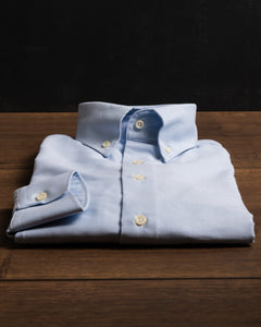Neuer Schnitt! Oxford Hemd "Button Down" - uni hellblau