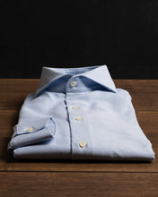 Lade das Bild in den Galerie-Viewer, Oxford Hemd "Spread Kragen" - uni hellblau