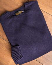 Lade das Bild in den Galerie-Viewer, Shetland Pullover navyblau