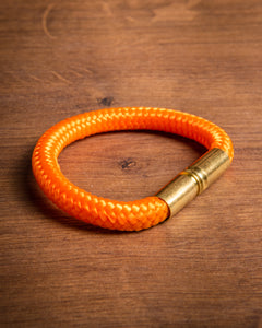 9mm Patronen Armband "orange"