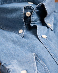 Neuer Schnitt! Jeans Hemd "Button Down"