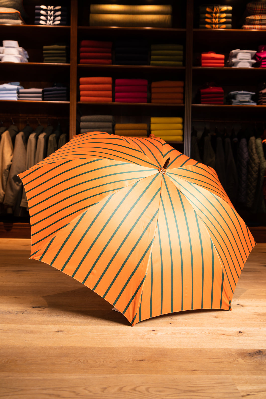 Regenschirm “Francesco Maglia” - MV Special Edition - orange/grün