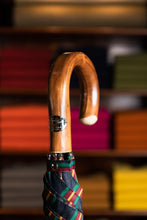 Lade das Bild in den Galerie-Viewer, Regenschirm “Francesco Maglia” - Multistreifen - bunt auf dunkelblau