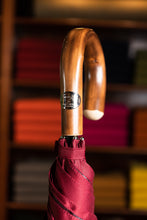 Lade das Bild in den Galerie-Viewer, Regenschirm “Francesco Maglia” - Streifenkranz - rot/blau