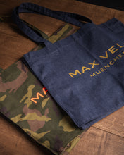 Lade das Bild in den Galerie-Viewer, MV Einkaufstasche - blau / gold
