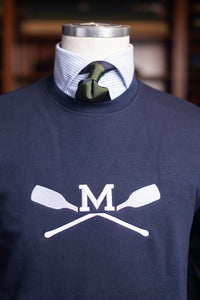 MV Roundneck Sweater - "M-Paddel" - blau