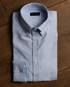 Oxford Hemd "Button Down" - uni hellblau