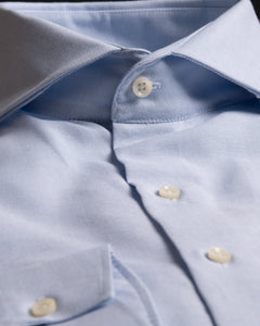 Oxford Hemd "Spread Kragen" - uni hellblau