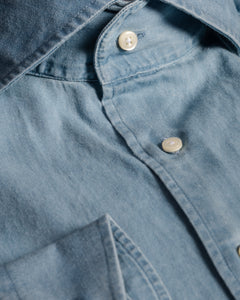 Jeans Hemd "Spread Kragen"